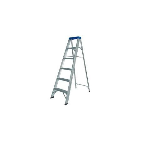 ESCALERA DE ALUMINIO TIJERA SIMPLE ACC  6 ESC ARGENSAFE TSA1-206