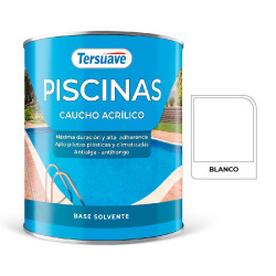 PINTURA PISCINAS CAUCHO ACRILICO TERSUAVE BLANCO - 1-LT