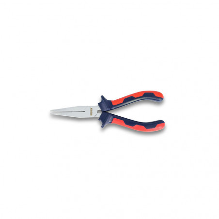 PINZA PUNTA PLANA BREMEN AZUL/ROJO 6"         6344