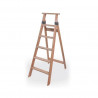 ESCALERA DE MADERA FAMILIAR SIMPLE  6 ESCALONES SANTA RITA
