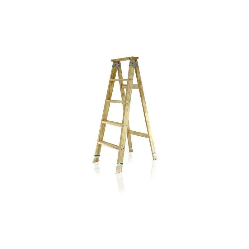 ESCALERA DE MADERA FAMILIAR SIMPLE  7 ESCALONES SANTA RITA