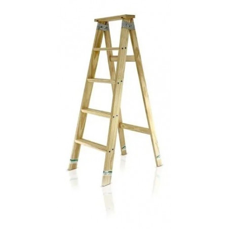 ESCALERA DE MADERA FAMILIAR SIMPLE  7 ESCALONES SANTA RITA