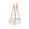 ESCALERA DE MADERA FAMILIAR SIMPLE  7 ESCALONES SANTA RITA