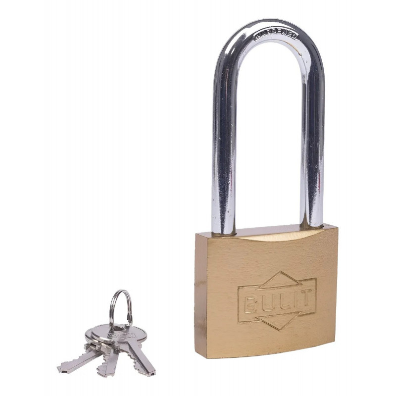 CANDADO BULIT HIERRO DORADO ARO LARGO 30 MM