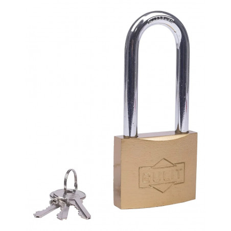 CANDADO BULIT HIERRO DORADO ARO LARGO 40 MM