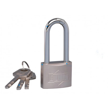 CANDADO BULIT REFORZADO ACERO NIQUELADO ARO LARGO 50 MM