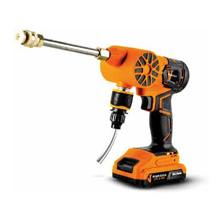 HIDROLAVADORA INALAMBRICA NEBRASKA 20V NOPHM20 (CARG + BATERIA)