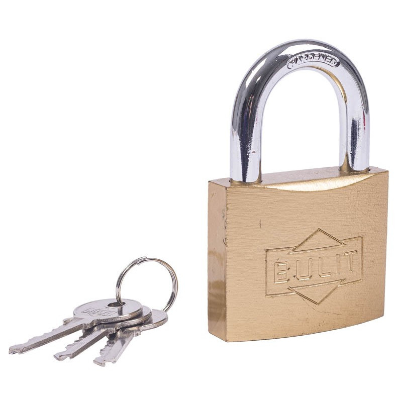 CANDADO BULIT HIERRO DORADO 30 MM