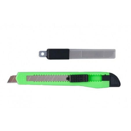 CUTTER RETRACTIL  9 MM BULIT CHICO CON REPUESTO