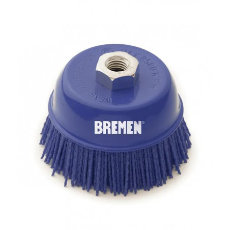 CEPILLO NYLON ABRASIVO BREMEN COPA 4" C/TCA M14 7069