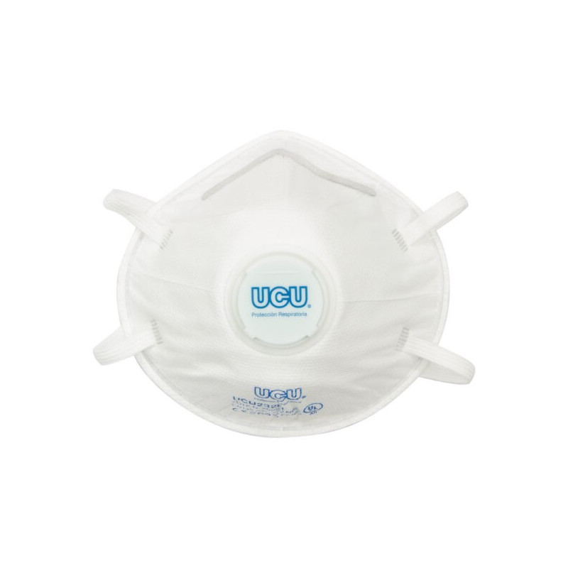 MASCARILLA DESCARTABLE UCU N95 CON VALVULA 232R
