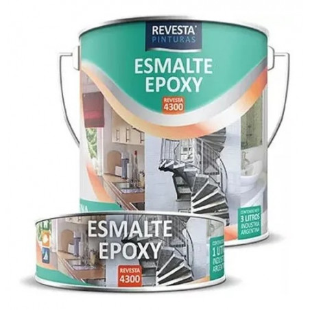 REVESTA 4300 ESMALTE EPOXI MARFIL           - 1-LT