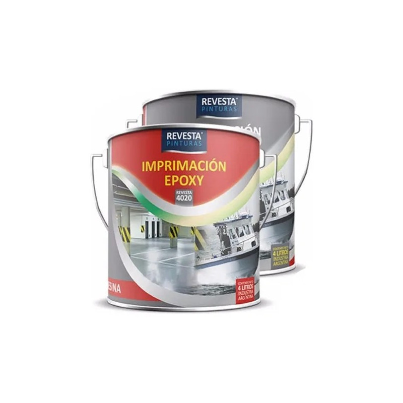 REVESTA 4020 IMPRIMACION EPOXI GRIS         - 1-LT