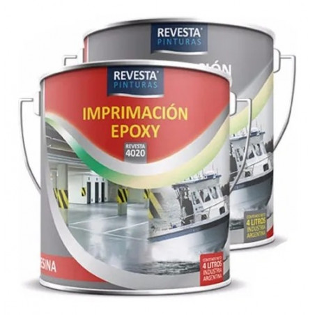 REVESTA 4020 IMPRIMACION EPOXI GRIS         - 1-LT