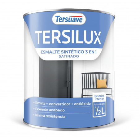 ESMALTE SINTETICO SATINADO 3 EN 1 TERSUAVE BLANCO - 0.50-LT