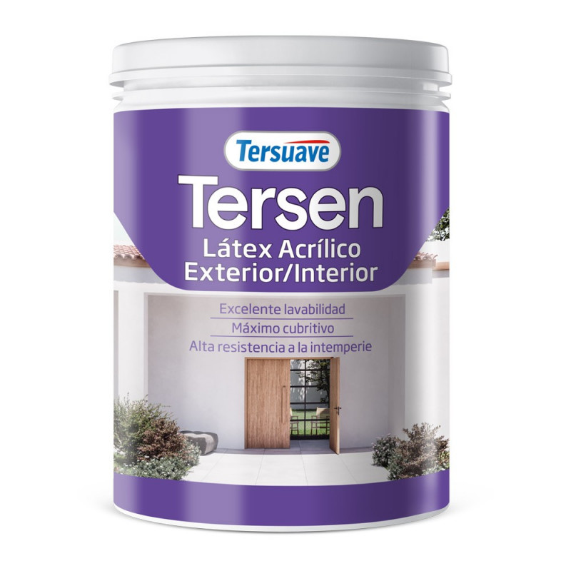 LATEX TERSEN EXTERIOR - INTERIOR TERSUAVE BLANCO - 1-LT
