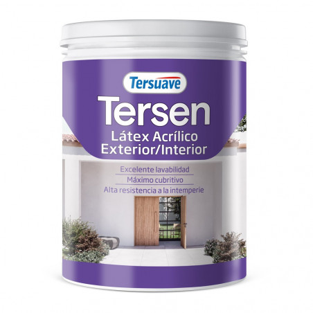 LATEX TERSEN EXTERIOR - INTERIOR TERSUAVE BLANCO - 1-LT
