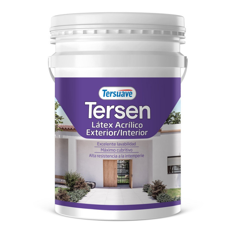 LATEX TERSEN EXTERIOR - INTERIOR TERSUAVE BLANCO -20-LT