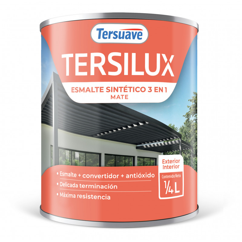 ESMALTE SINTETICO MATE TERSUAVE BLANCO     - 0.25-