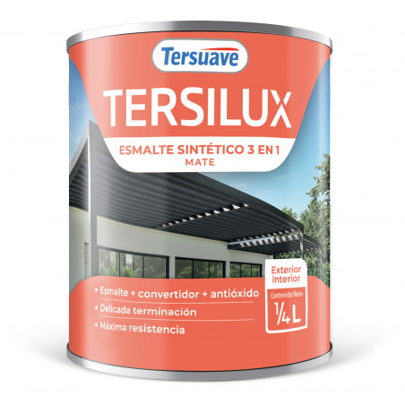 ESMALTE SINTETICO MATE TERSUAVE BLANCO     - 0.25-