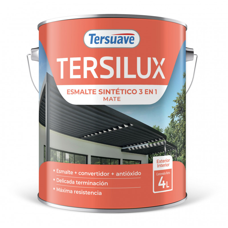 ESMALTE SINTETICO MATE 3 EN 1 TERSUAVE BLANCO - 4.00-LT