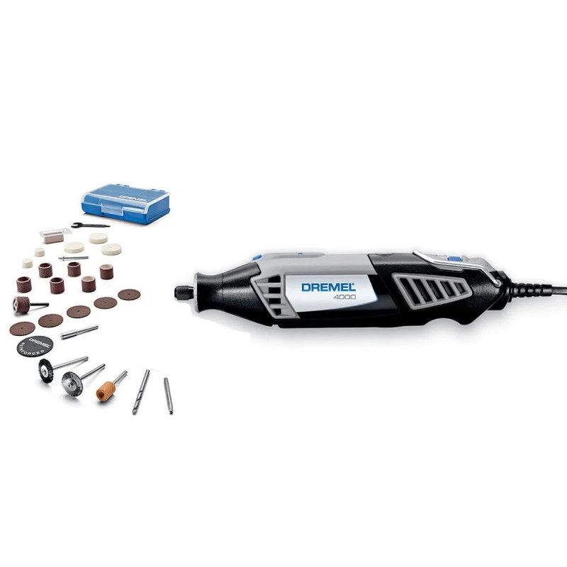 TORNO MANUAL DREMEL 4000 KIT C/26 ACC