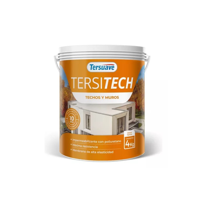 TERSITECH TECHOS Y MUROS TERSUAVE BLANCO - 4-KG
