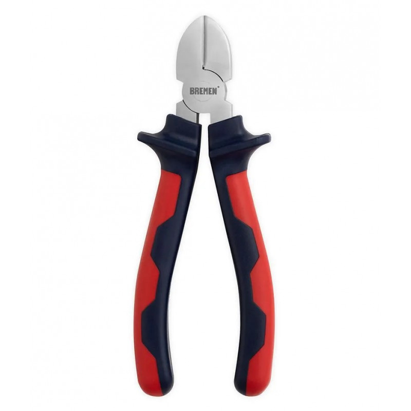 ALICATE CORTE OBLICUO BREMEN AZUL/ROJO 7"     6339