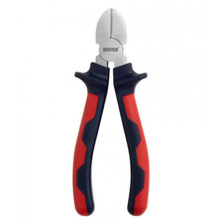 ALICATE CORTE OBLICUO BREMEN AZUL/ROJO 7"     6339