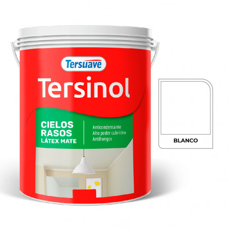 LATEX TERSINOL CIELORRASOS TERSUAVE BLANCO - 4-LT