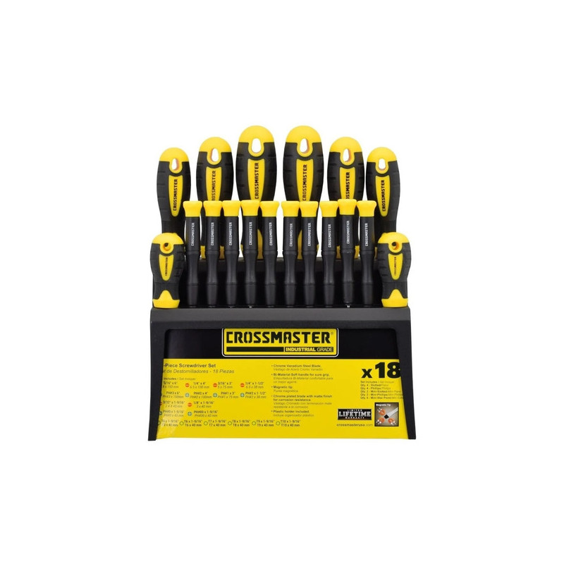 DESTORNILLADOR CROSSMASTER JUEGO 18 PZ 9940999