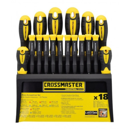 DESTORNILLADOR CROSSMASTER JUEGO 18 PZ 9940999