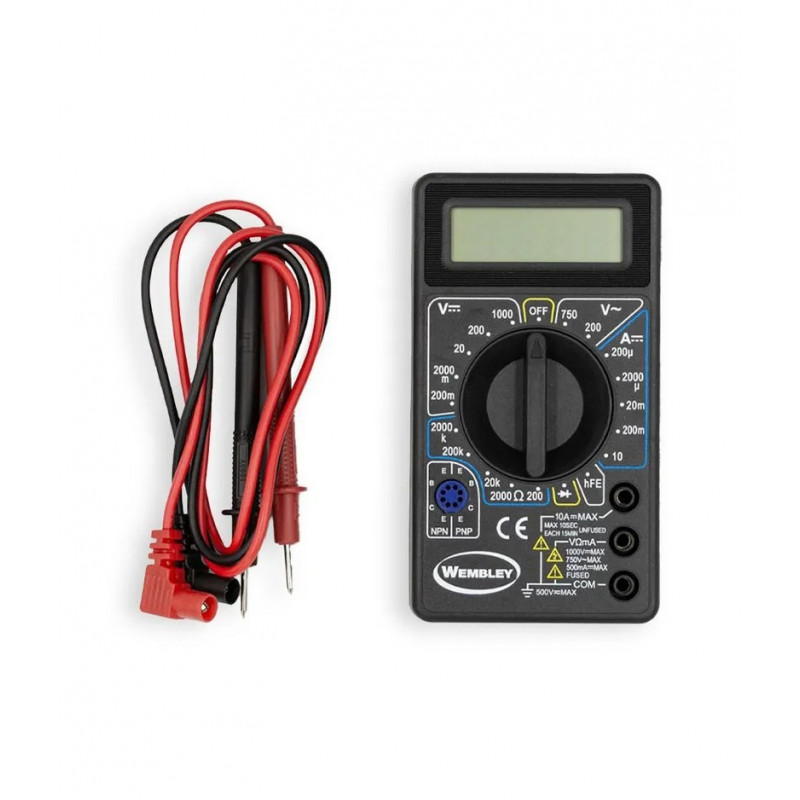 TESTER MULTIMETRO DIGITAL WEMBLEY 220-750V    2694