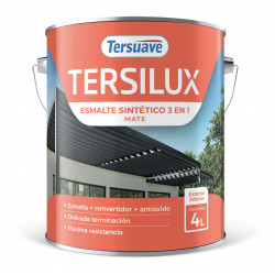 ESMALTE SINTETICO MATE 3 EN 1 TERSUAVE NEGRO - 4.00-LT