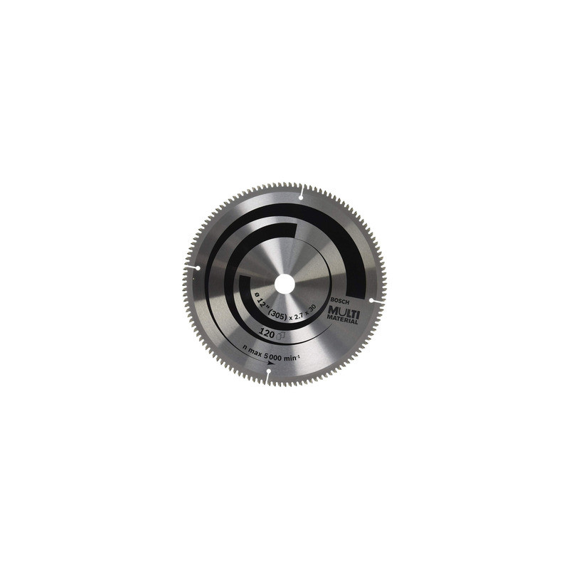 HOJA DE SIERRA INGLETADORA BOSCH MULTIMATERIAL 12"  100D 2608642209