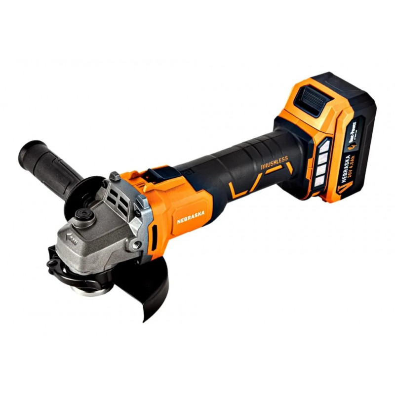 AMOLADORA NEBRASKA 4.5" INALAMBRICA 20V NOPA20115 (CARG + BAT)