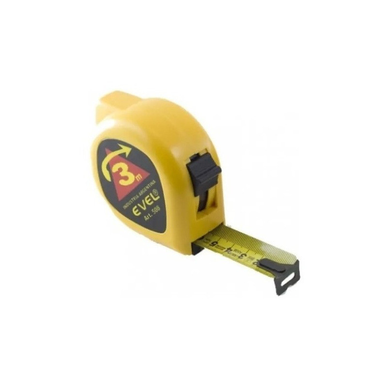CINTA METRICA EVEL  3 MT ANCHO 16MM 503