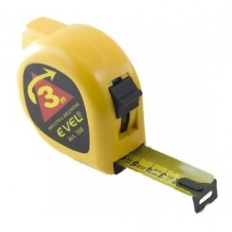 CINTA METRICA EVEL  3 MT ANCHO 16MM 503