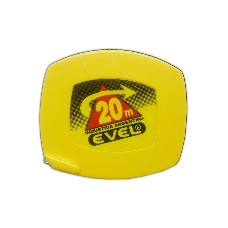 CINTA METRICA EVEL FLEJE CROMADO 20 MT 120