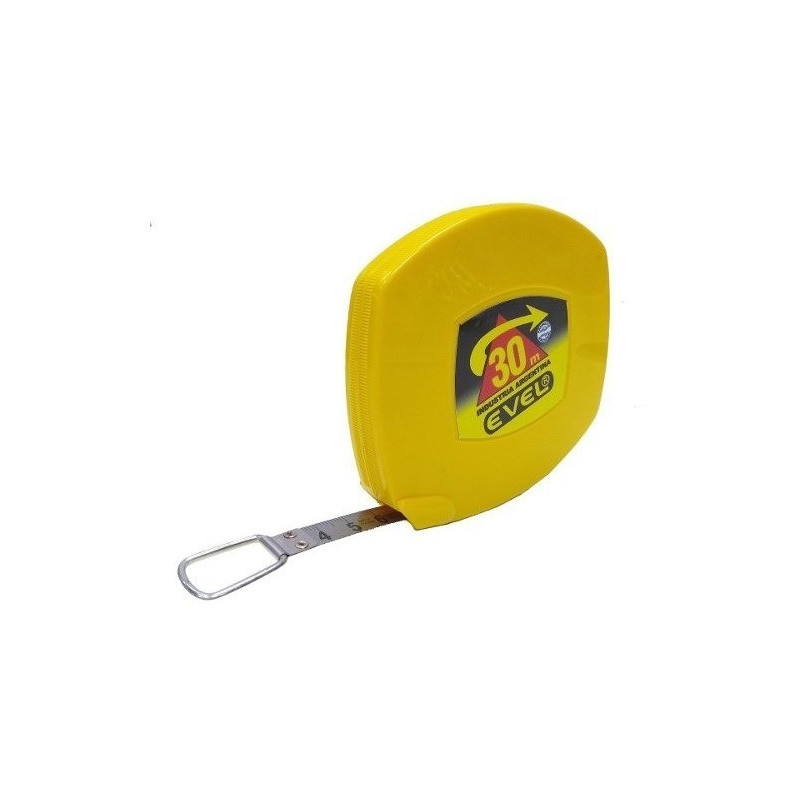 CINTA METRICA EVEL FLEJE CROMADO 30 MT 130