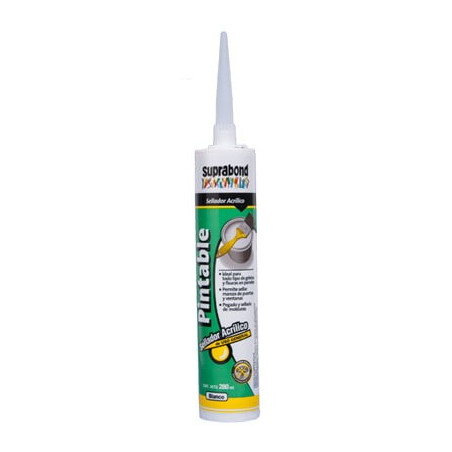 SELLADOR SUPRABOND ACRILICO PINTABLE 280CC BLANCO