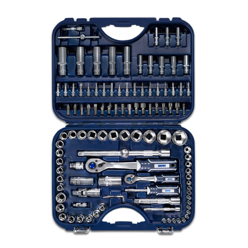 JUEGO BOCALLAVES BREMEN E.1/2" Y 1/4" 110PZS  6499