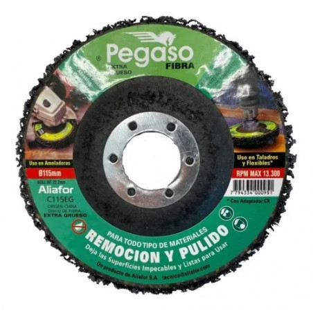 DISCO DE LIMPIEZA CHAUPINT CON BASE GRUESO DIAM. 178 MM.