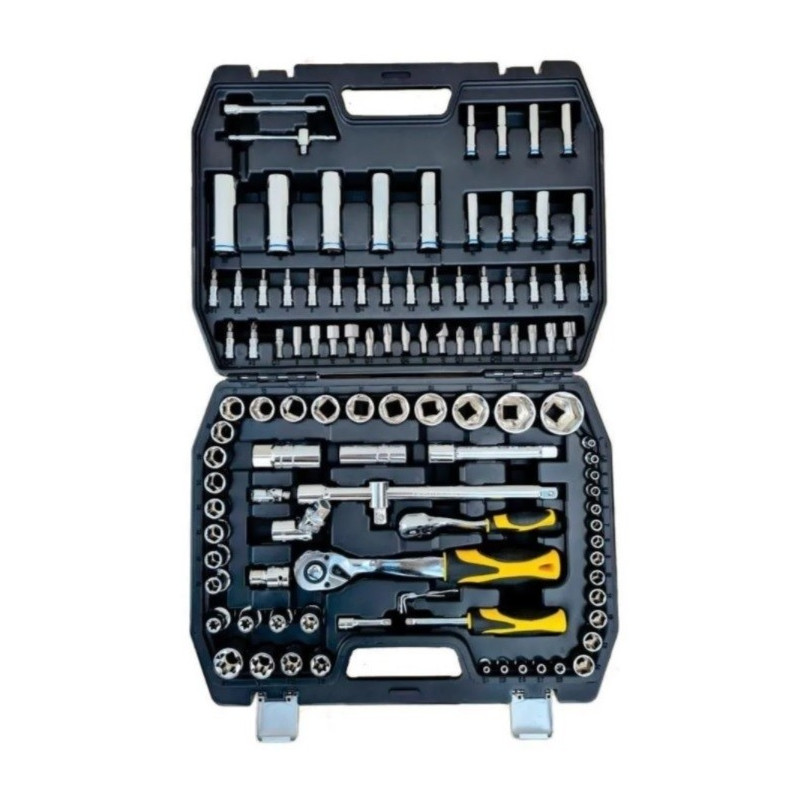 JUEGO BOCALLAVES CROSSMASTER E.1/4" Y 1/2" 107 PZS 9949908