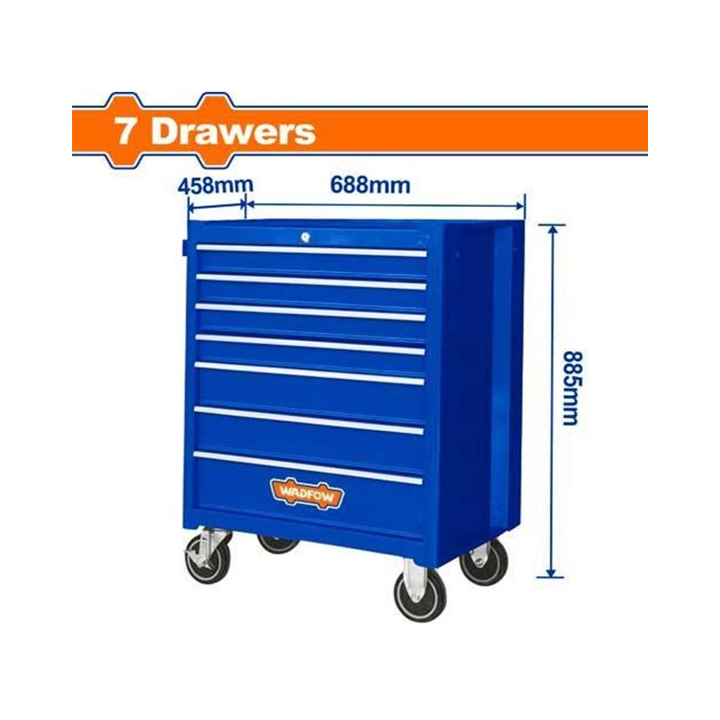 CARRO PARA HERRAMIENTAS WADFOW 7 BANDEJAS WCS2A07