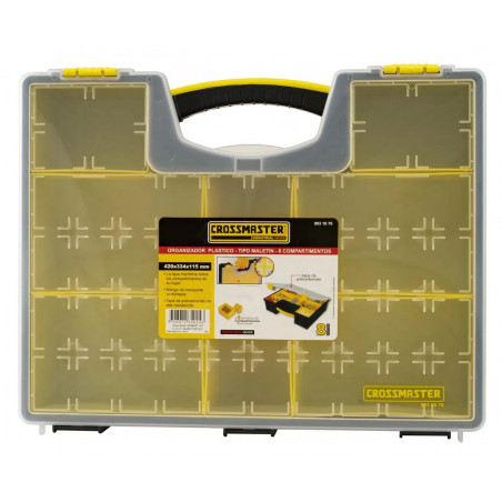 ORGANIZADOR CROSSMASTER PLASTICO 8 COMP    9931076