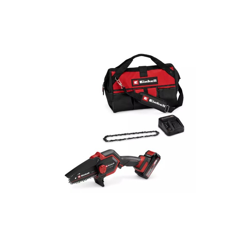 MOTOSIERRA DE MANO EINHELL GE-PS 18/15 LI KIT CON BOLSO