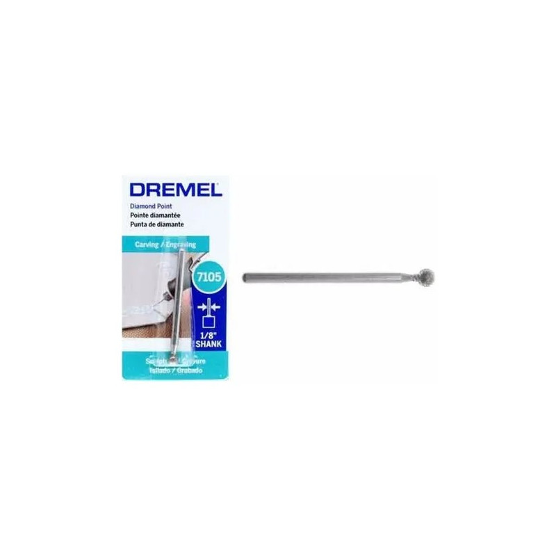 ACCESORIO MINI TORNO DREMEL DR7105 PUNTA DIAMANTADA
