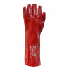 GUANTES PVC ROJO ENTELADO 40CM DE PASCALE 31545 -1-PAR