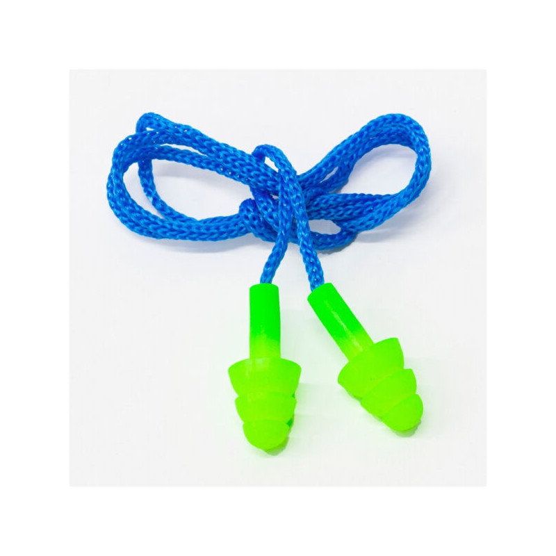 PROTECTOR AUDITIVO DESCARTABLE 3 ALETAS C/CORDON DPS UCU010